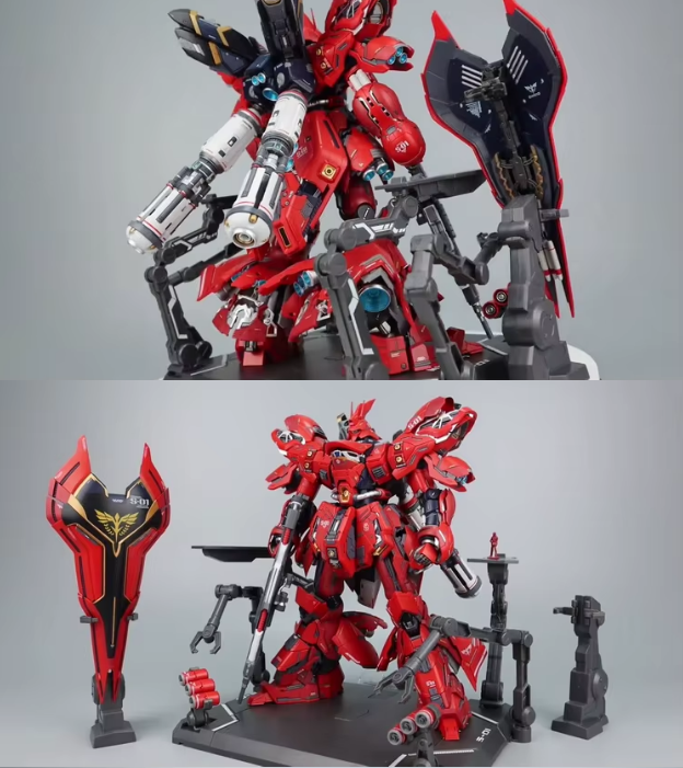 La+ 1/100 Sazabi/Nu Gundam Hangar Base