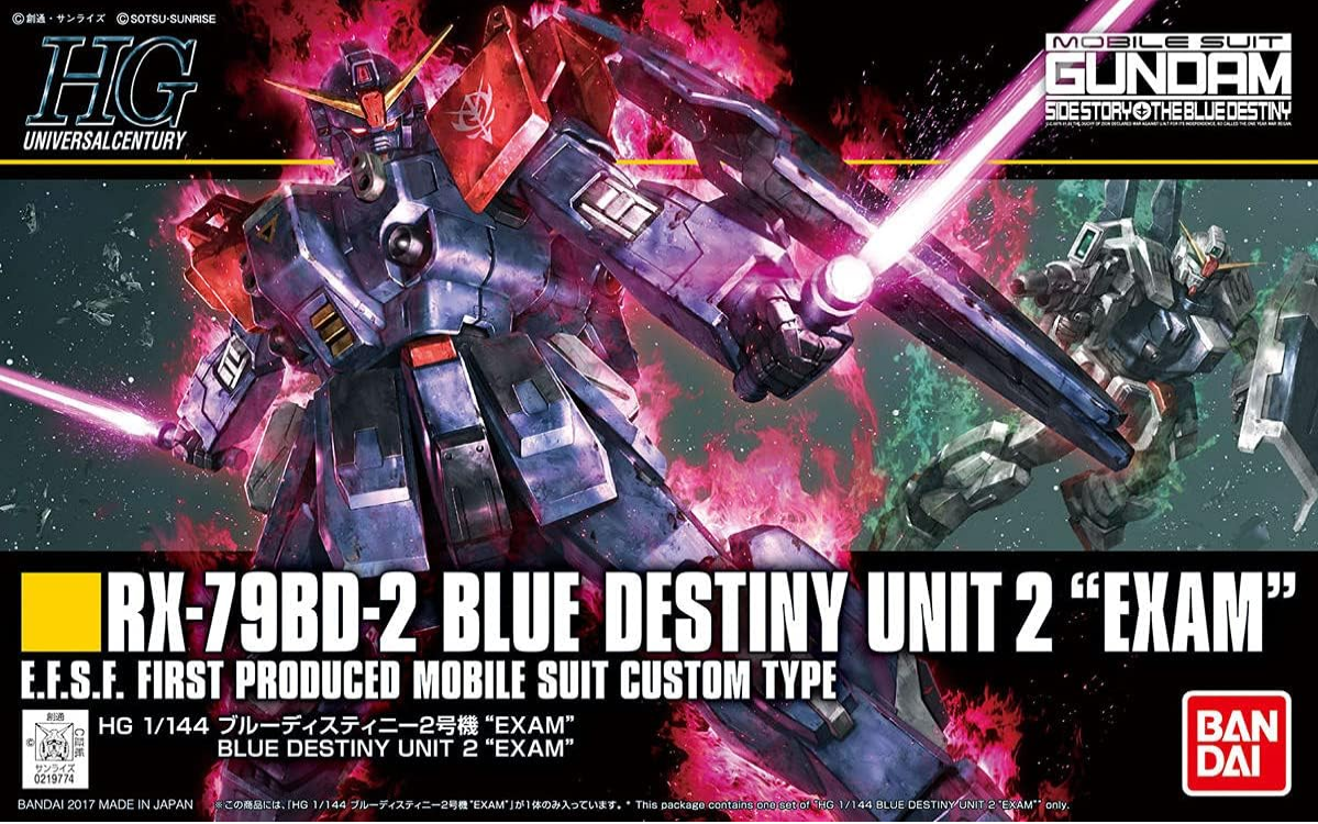 RX-79BD-2 Gundam Blue Destiny Unit 2 Prüfungsversion.