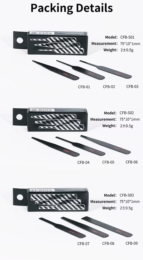 DSPIAE Carbon Fiber Sanding Sticks