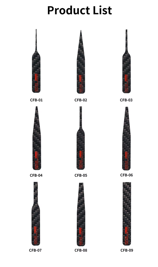 DSPIAE Carbon Fiber Sanding Sticks