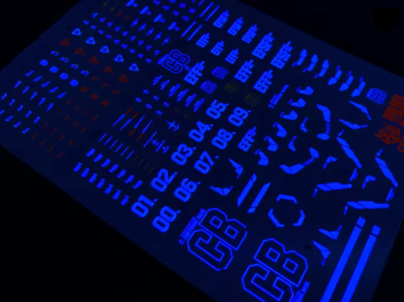 Flaming Snow HG 1/144 Gustav Karl Fluorescent Decal