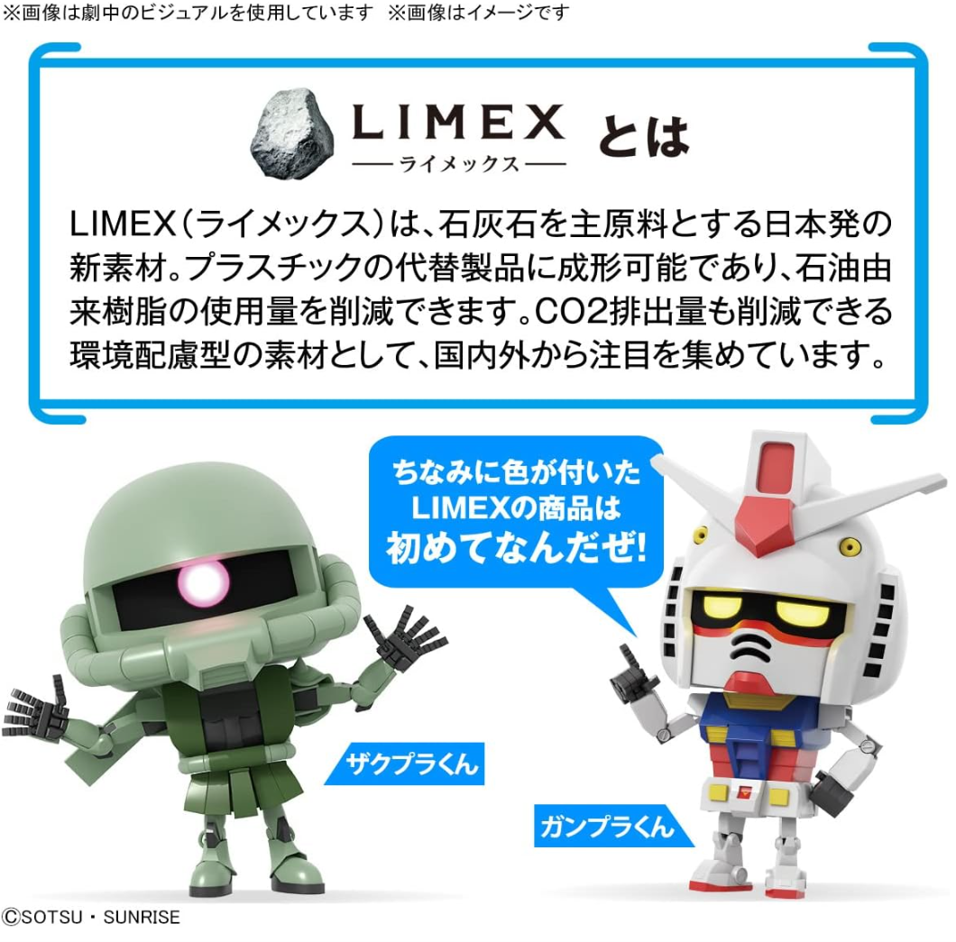 Gunpla-kun DX Set (Runner Ver. with Reproduction Parts), 1/1 Scale, Color-Coded Plastic Model Kit