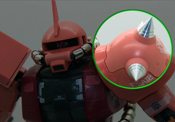 CJ Hobby Metal Detail-Up Spikes Gold/Silver for 1/144 Scale