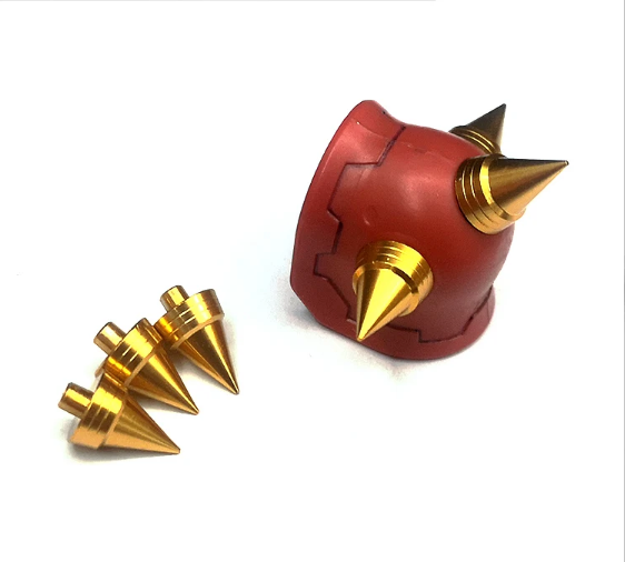 CJ Hobby Metal Detail-Up Spikes Gold/Silver for 1/144 Scale