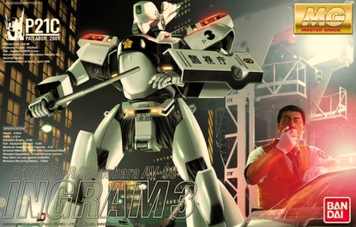 Bandai MG 1/35 Patlabor AV-98 Ingram Unit 3
