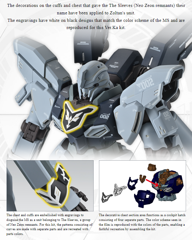 Bandai MG 1/100 Sinanju Stein Ver. Ka (Erzählver.)