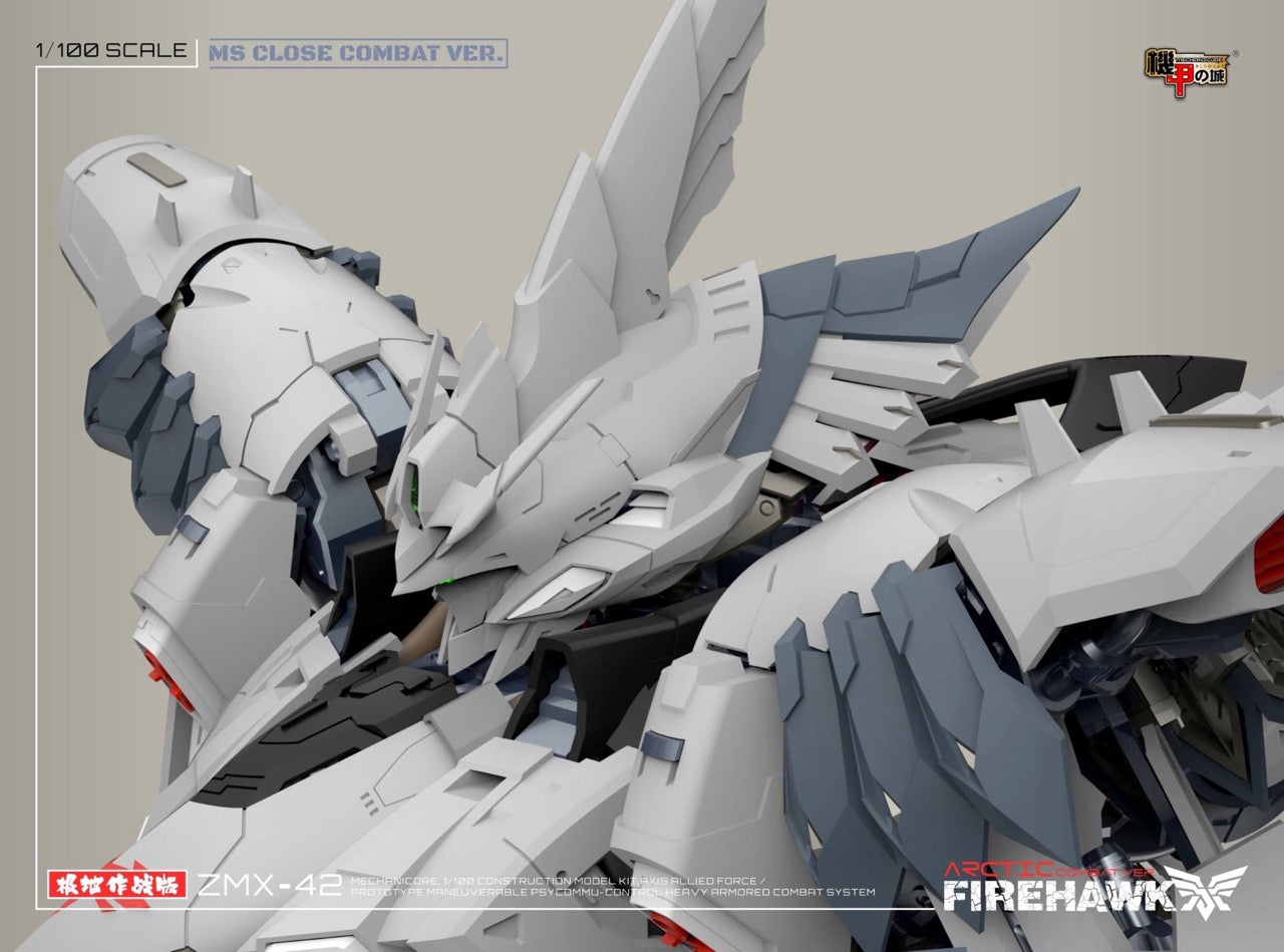 (Pre-Order) Mechniacore 1/100 Arctic Fire Hawk Model Kit