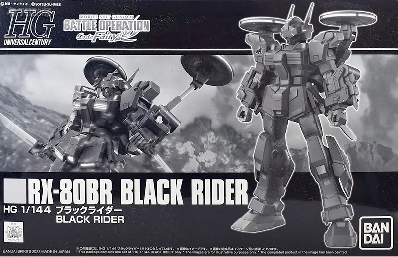 Premium Bandai HG 1/144 RX-80BR Black Rider