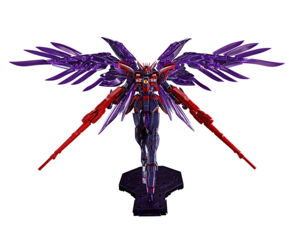 Premium Bandai MG 1/100 Wing Gundam Zero EW (Kreuzkontrastfarben, klares Lila)