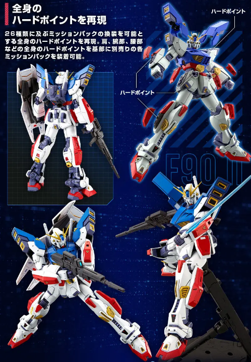 Premium Bandai MG 1/100 F90-II I-Type