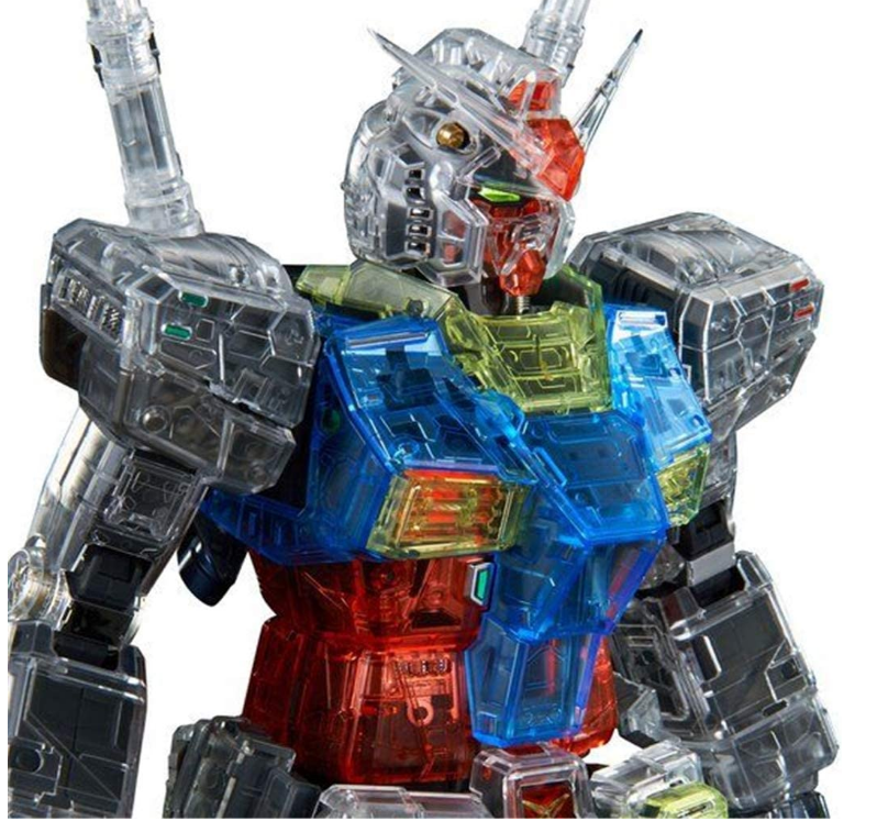 PGアンリーシュドガンダムフルメタリック仕様 1/60 PG アンリーシュド RX-78-2 ガンダム用 クリアカラーボディ