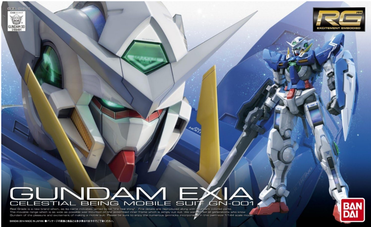 Bandai RG 1/144 #15 GN-001 Gundam Exia