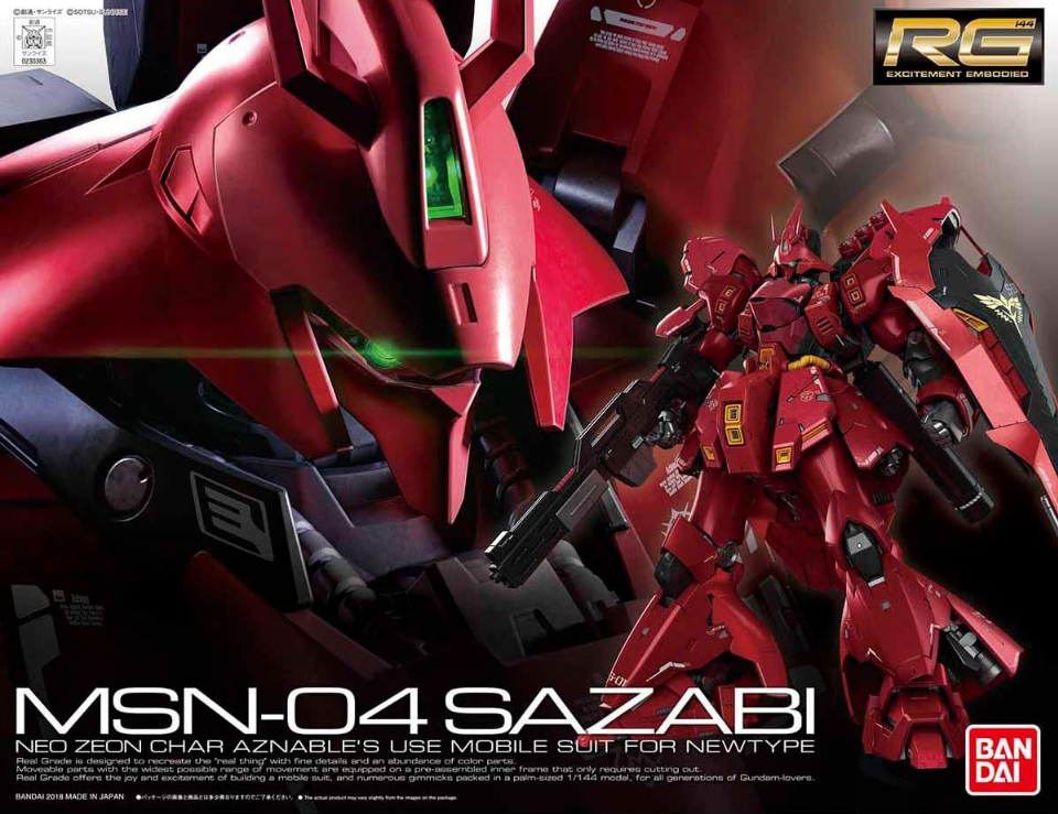 Bandai RG 1/144 MSN-04 Sazabi