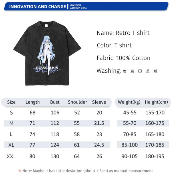 Neon Genesis Evangelion Ayanami Rei Tee 00