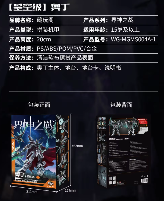 SNAA 1/100 GMS-066 Odin Model Kit