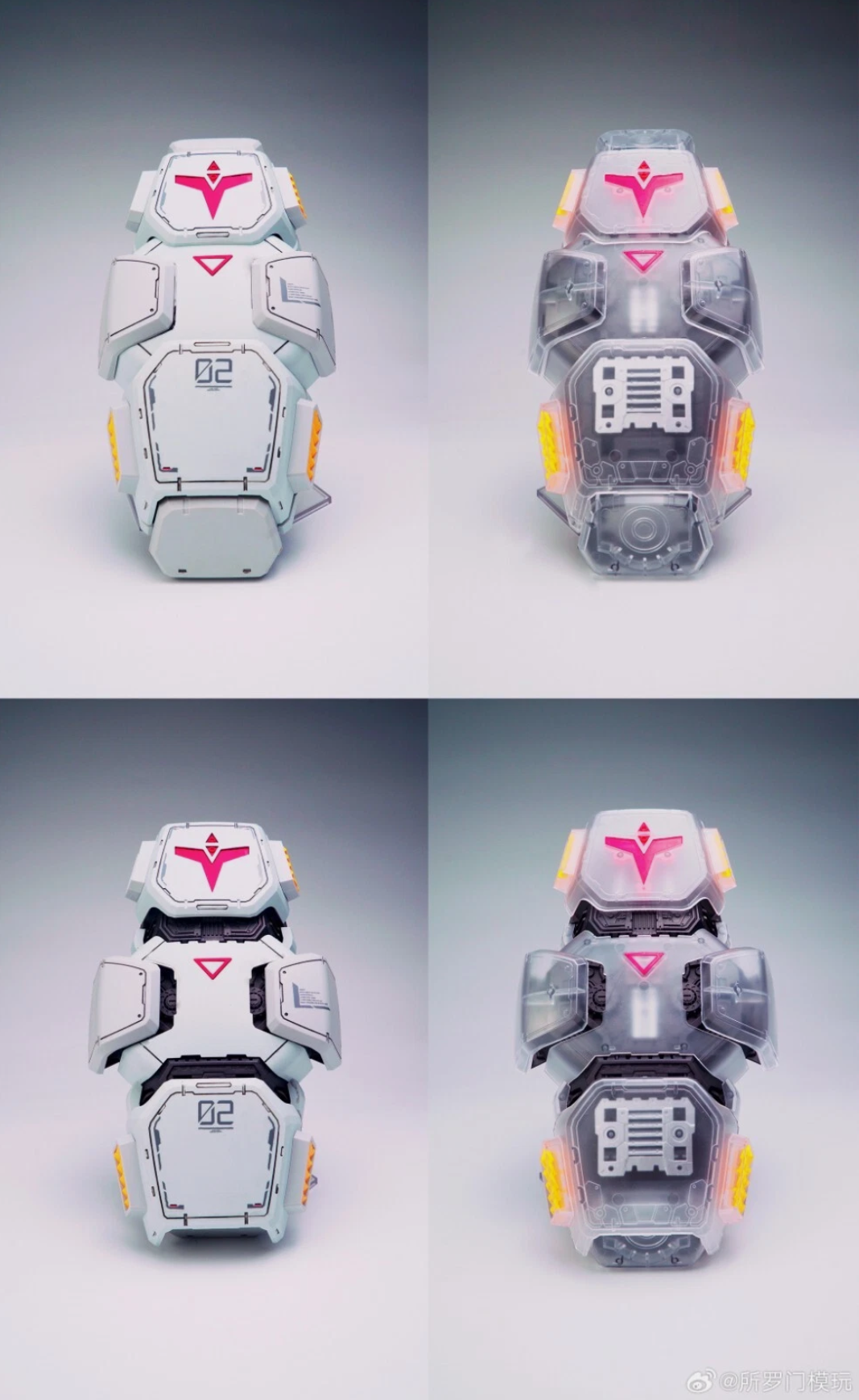 Solomon 1/100 GP02A Physalis (w/ Clear Armor & MLRS Backpack)