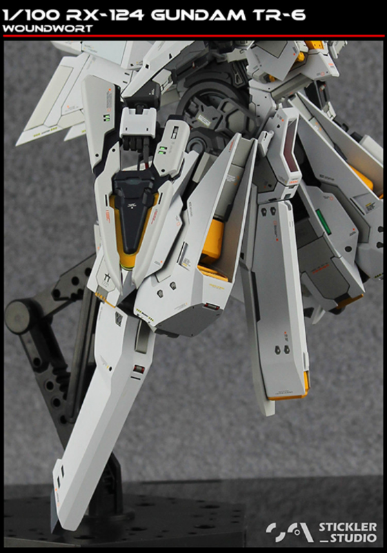 Stickler Studio 1/100 RX-124 Gundam TR-6 Woundwort Vollständiger Harzbausatz