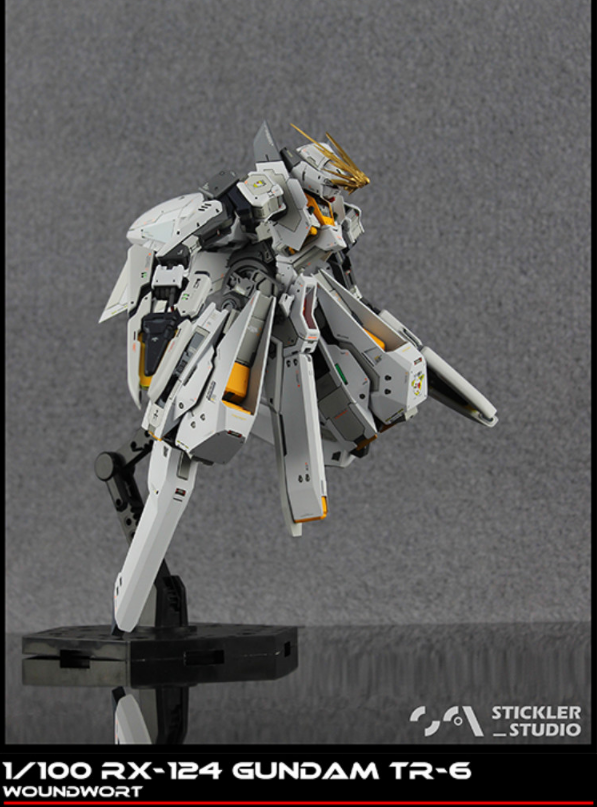 Stickler Studio 1/100 RX-124 Gundam TR-6 Woundwort Vollständiger Harzbausatz