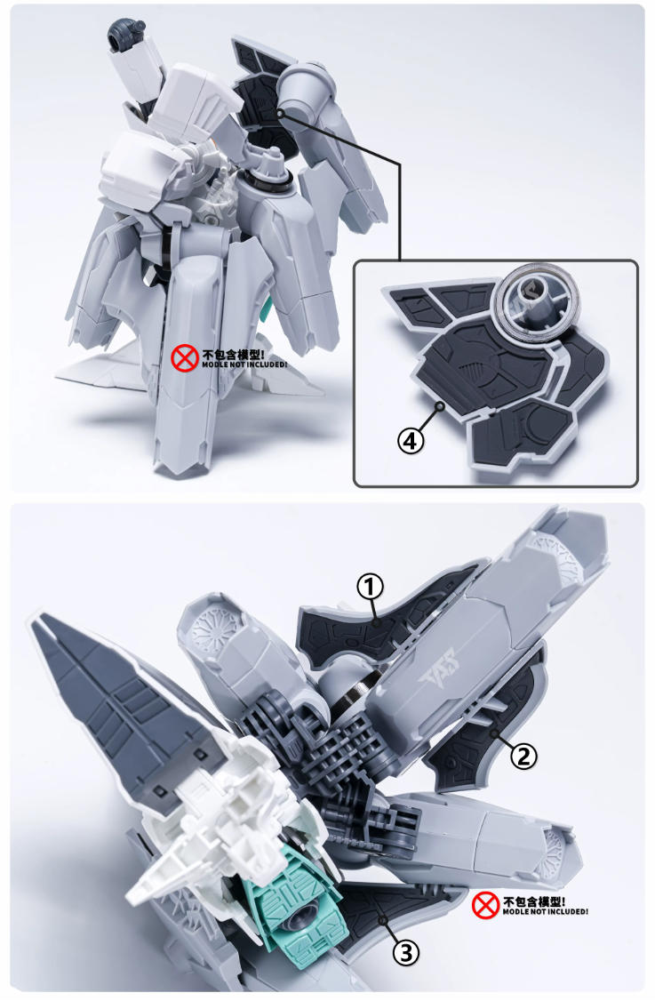 TAS HG 1/144 PMC-BD-87-2 Alyzeus Gundam Detail-up