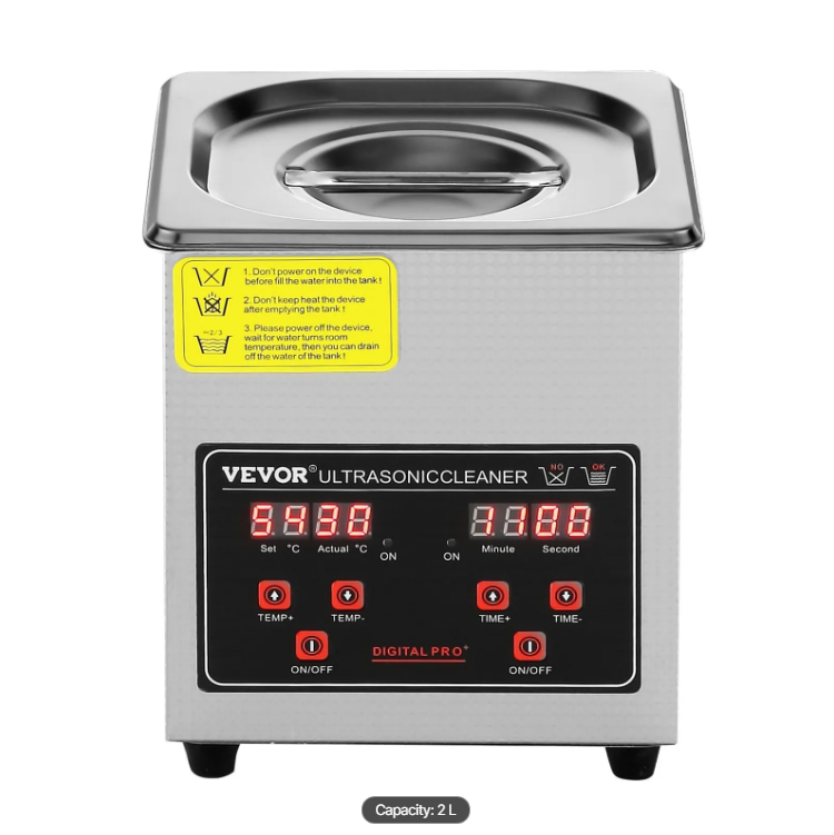 VEVOR Ultrasonic Cleaner with Digital Timer & Heater