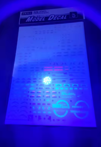 YAN Decal MG 1/100 EX-S Gundam 1.0/1.5 Fluorescent Waterslide Decal