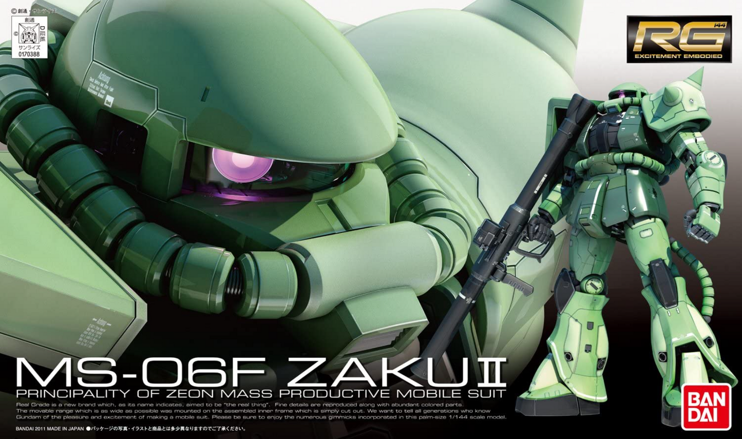 Bandai RG 1/144 MS-06F Zaku II