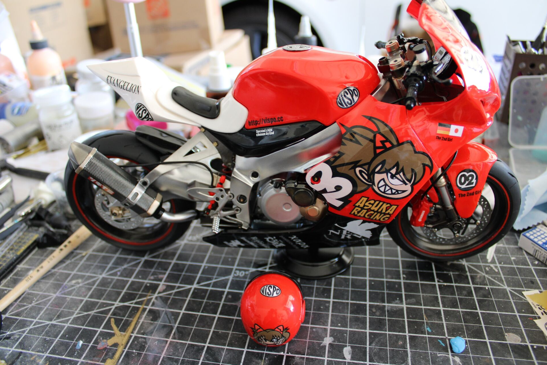 LJ Studio 1/6 Scale Motorcycle Asuka Langley Soryu