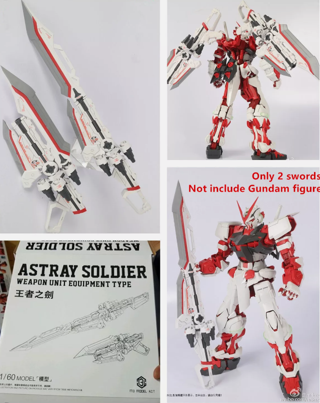 Moxing Model PG 1/60 Astray Red Dragon Sword Set Add-On