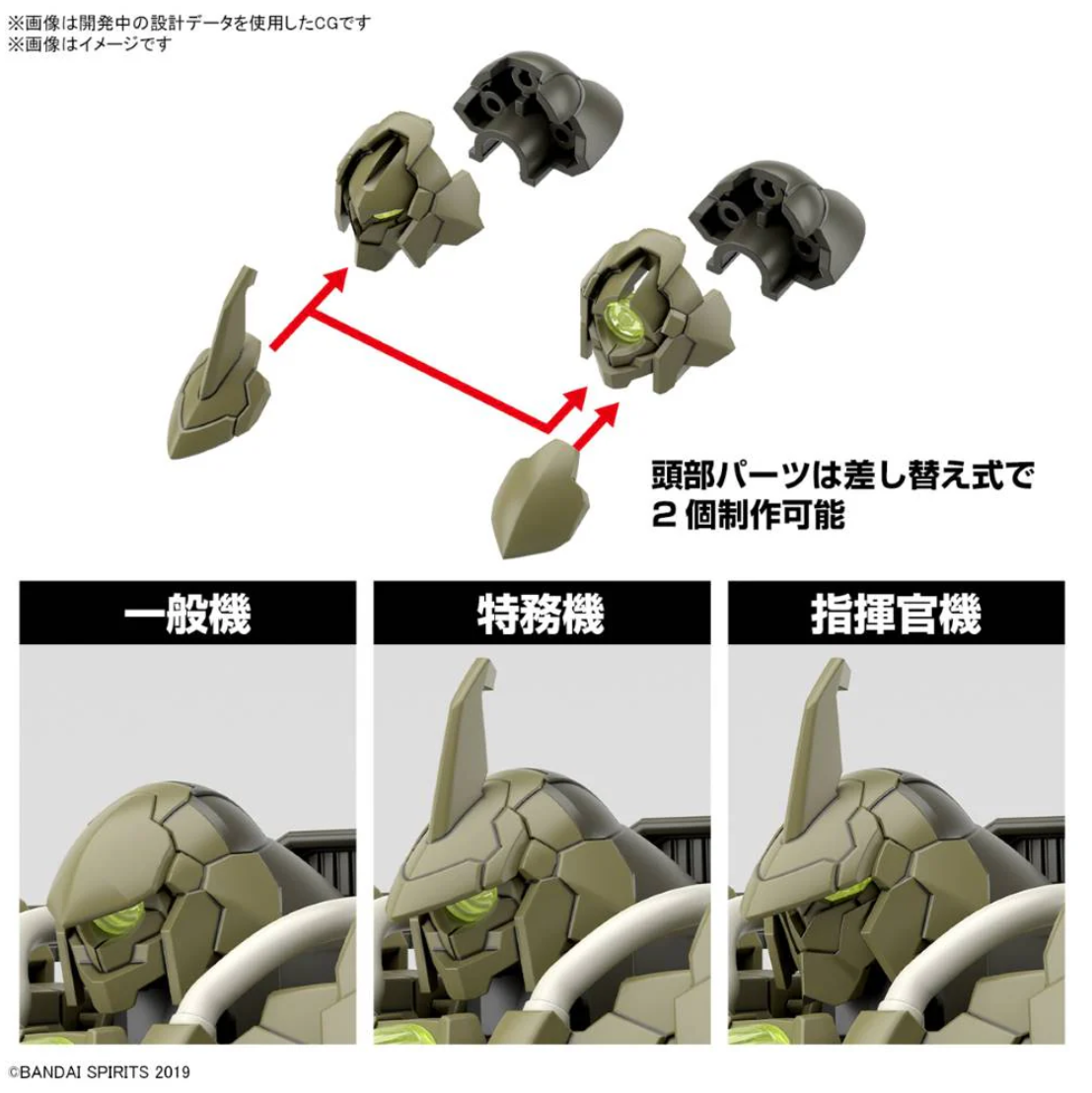 Bandai 30MM 63 BEXM-21 Verdenova [Green]