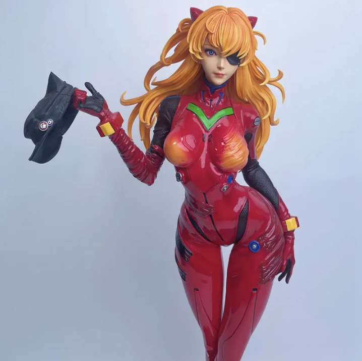 46cm Neon Genesis Evangelion Asuka Langley Soryu PVC Collection Model