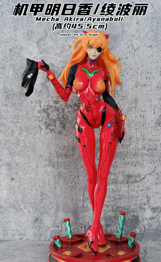 46cm Neon Genesis Evangelion Asuka Langley Soryu PVC Collection Model