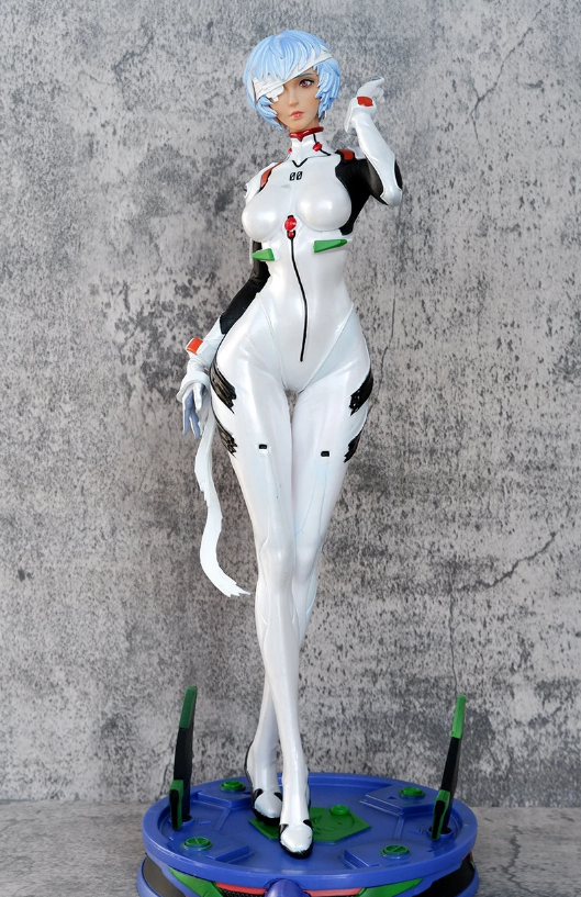 46cm Neon Genesis Evangelion Rei Ayanami PVC Collection Model