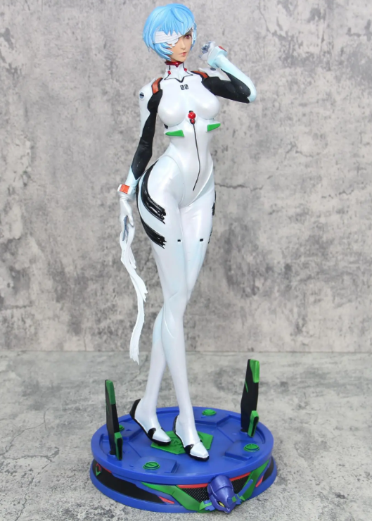 46cm Neon Genesis Evangelion Rei Ayanami PVC Collection Model