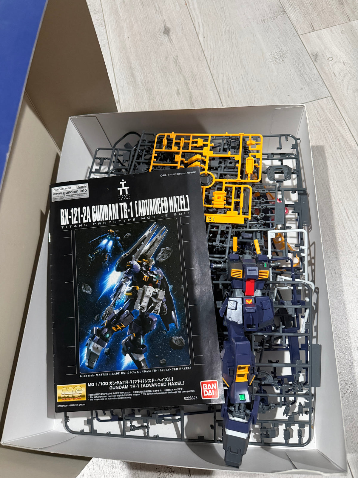 Premium Bandai MG 1/100 Gundam TR-1 [Advanced Hazel] Pre-Built