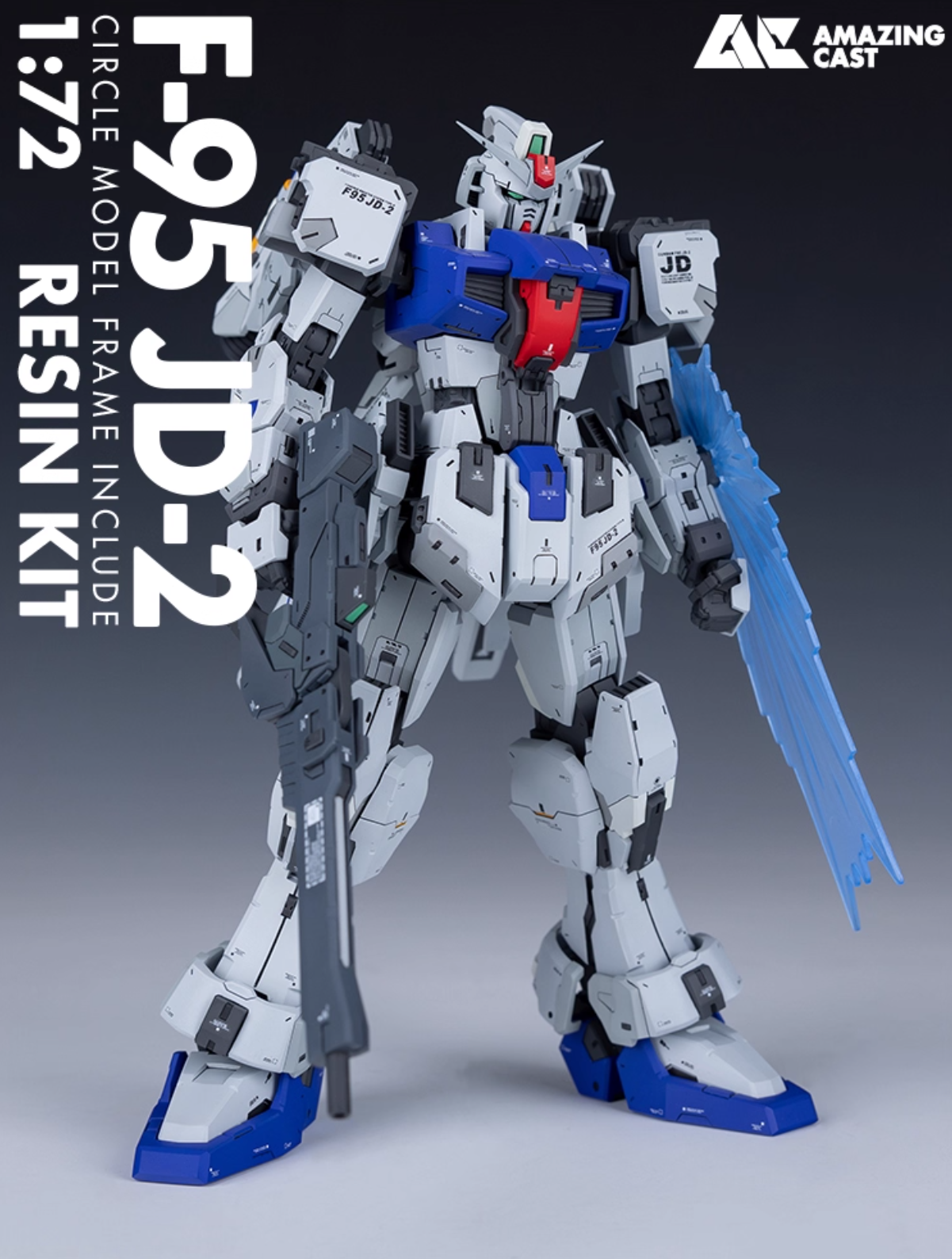 Amazing Cast 1/72 Gundam F95 Model Kit [Full Resin Kit]