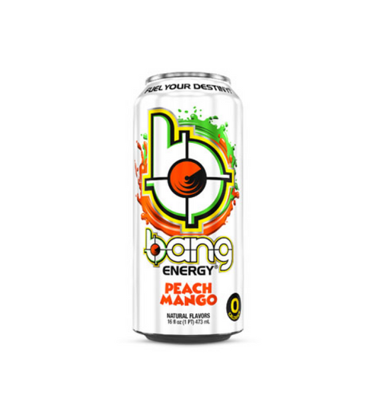 Bang Energy Peach Mango Cans, 16 fl oz