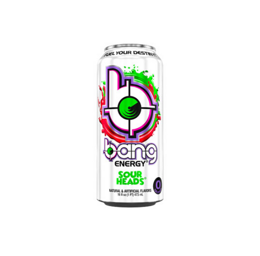 Bang Energy Sour Heads Cans, 16 fl oz