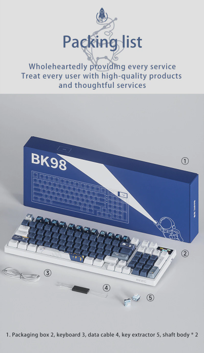 Basic Bk98 BASIC BK98 Mechanical Keyboard – Gundamaker