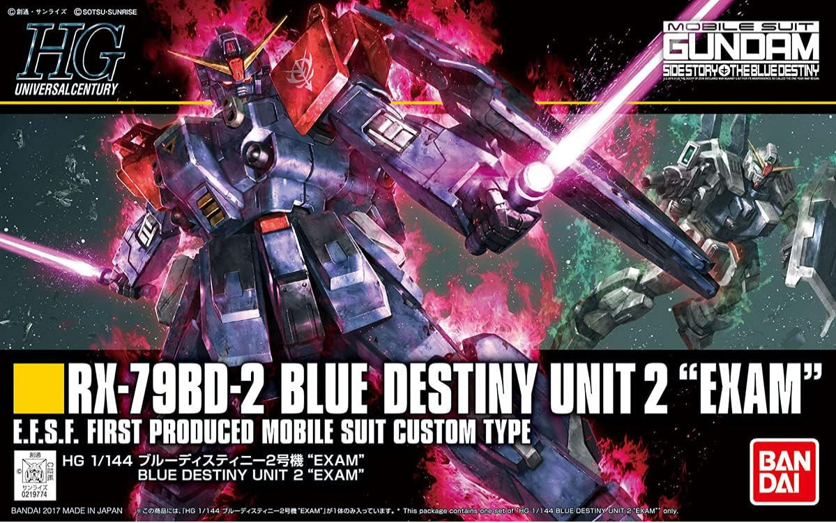 RX-79BD-2 Gundam Blue Destiny Unit 2 Exam Ver.