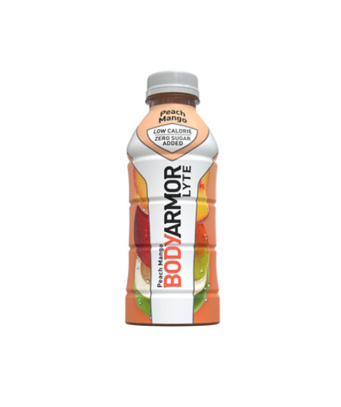 BODYARMOR Lyte Peach Mango Bottles, 16 fl oz