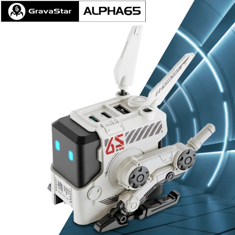 Gravastar Alpha 65 Watt Fast Charger  Creative A65 Dog Charger