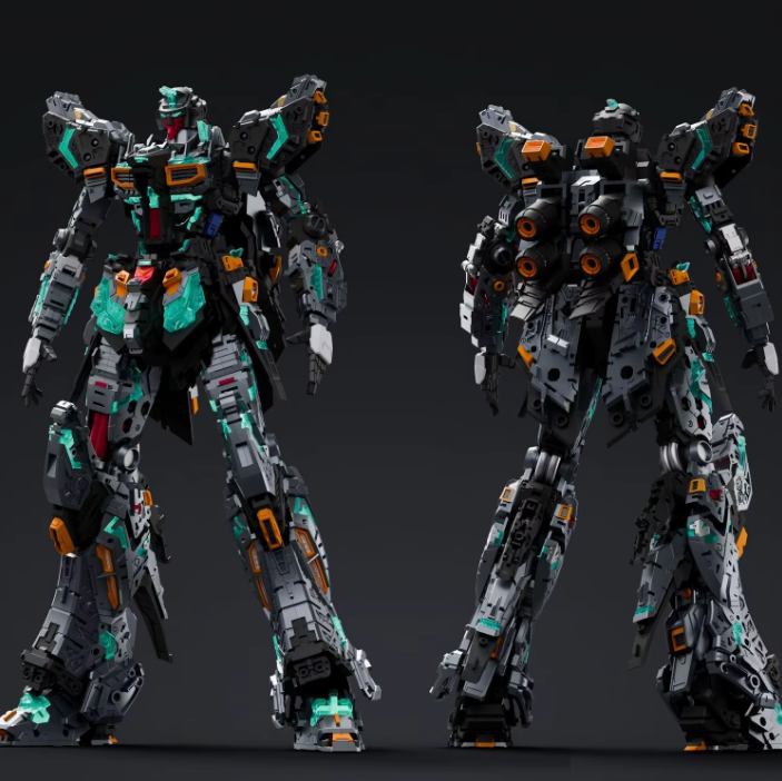 Dragon Tiger Model 1/100 RX-93 FFV Nu Gundam [Fortune Meow Ver.]