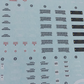 EVO MG 1/100 EX-S Gundam Fluorescent Waterslide Decals