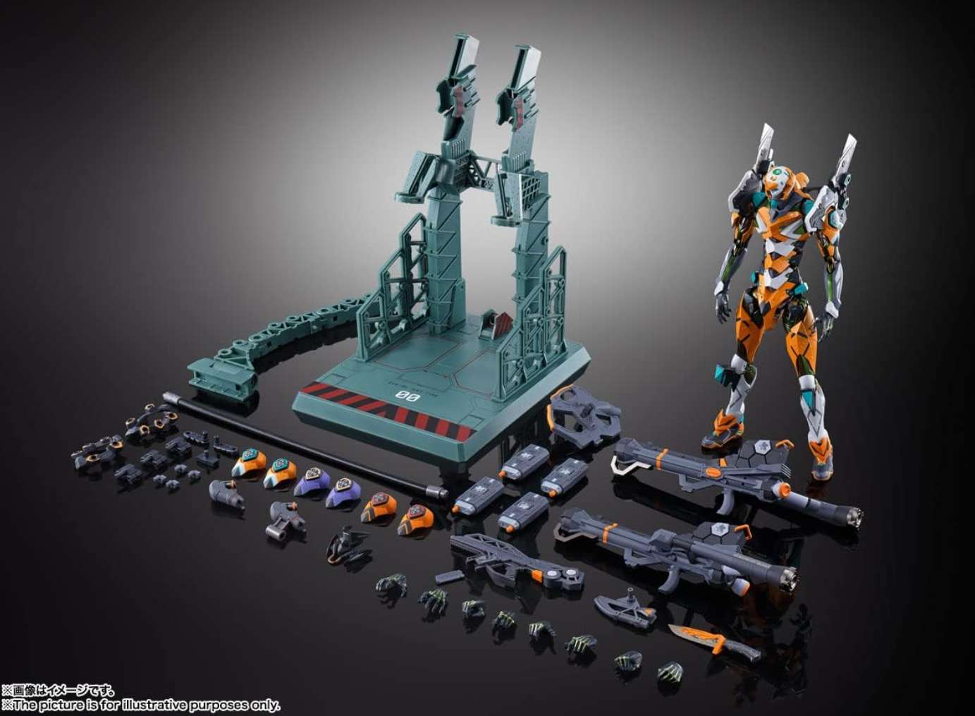 Tamashi Nations - Neon Genesis Evangelion - EVA-00/00 Proto Type, Bandai Spirits Metal Build