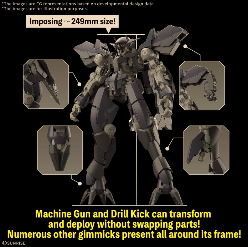 (Pre-Order) Bandai Full Mechanics 1/100 Graze Ein Model Kit