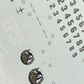 Flaming Snow MG 1/100 GM Sniper-II Fluorescent Waterslide Decal