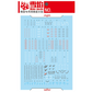 Flaming Snow Full Mechanics 1/100 Gundam Aerial Fluorescent Decal