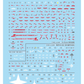 Flaming Snow HG 1/144 Hathaway's Flash Decal Set 001