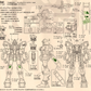 Flaming Snow MG 1/100 RX-78-4/5 Gundam Fluorescent Decal