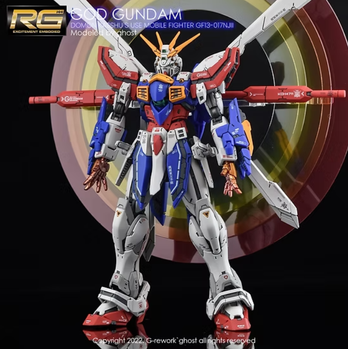 G-Rework RG 1/144 God Gundam Waterslide Decals
